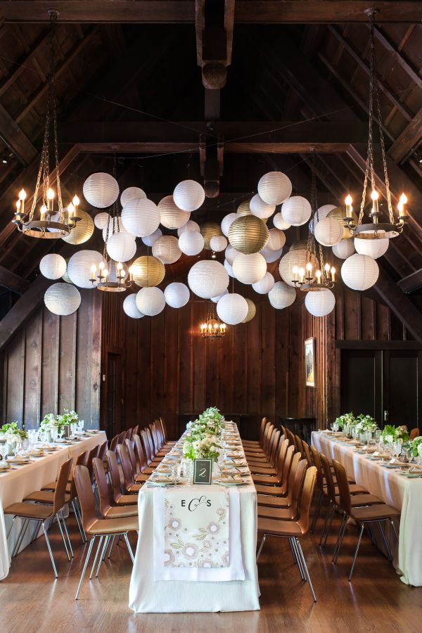 dreamy ceiling wedding arrangement